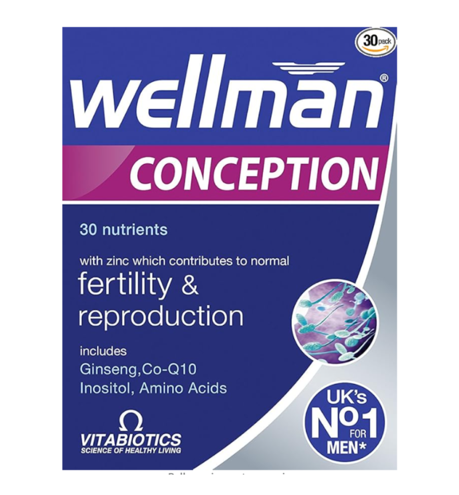 Vitabiotics Wellman Conception 30 Tablets By Vitabiotic