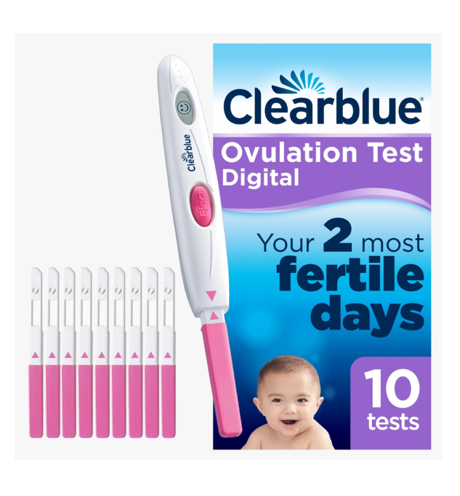 Clearblue Digital Ovulation Predictor Kit, Featuring Ovulation Test with Digital Results, 10 Digital Ovulation Tests